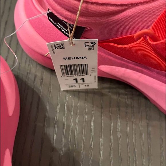 NWT Adidas Mehana Comfort Slip On Womens 11 M Casual Sandals IF8182 Pink & Red - Picture 8 of 8
